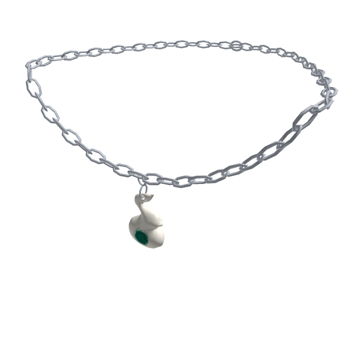 Toilet-Bound Inspired: Green Spirit Necklace (R6)