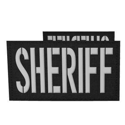 B/W Sheriff Patches (LVL120)