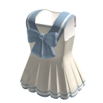 🍀Summer Sailor Dress (Sky Blue)