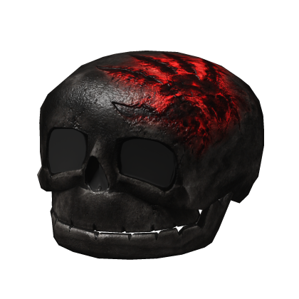 Red/Black Scorched Riddling Skull Recolor (Addon)