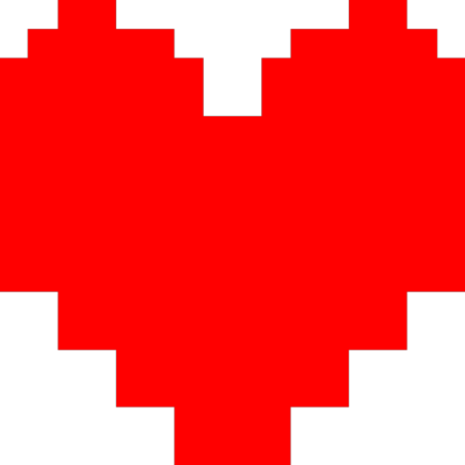 deltarune heart Roblox decal