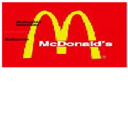 McDonalds interview center