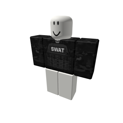 BLACK CAMO SWAT POLICE SHIRT Roblox