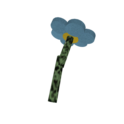 Tiny Teal Flower