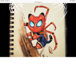 Iron spider cat