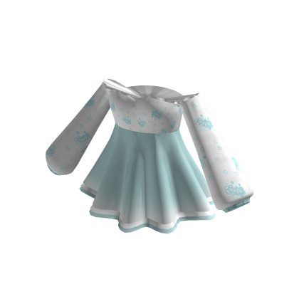Kawaii Long Sleeves Floral Dress thumbnail