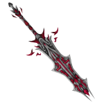 Red And White Magical Sword