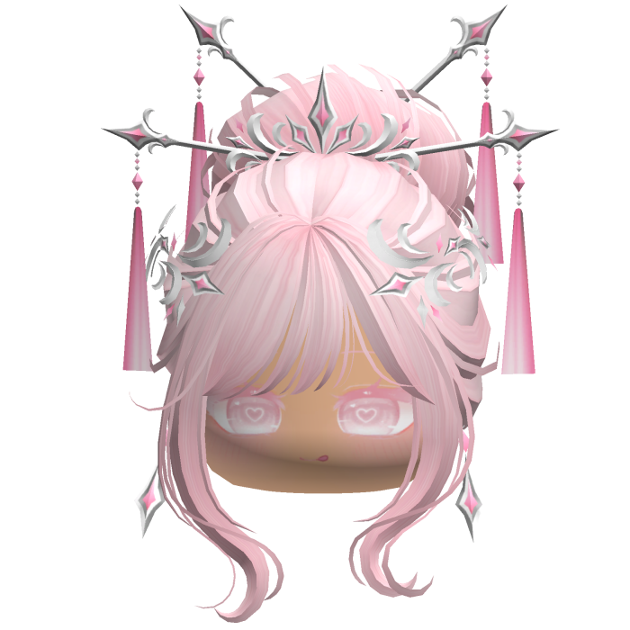 Elegant Traditional Empress Bun (Pink)