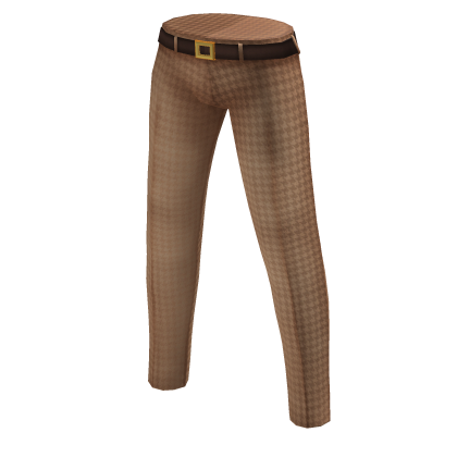 Slim Fit Trousers | Beige & Brown