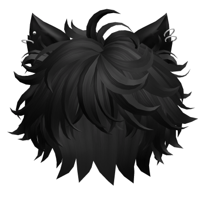 Punk Cat Ears Hairstyle(Black)
