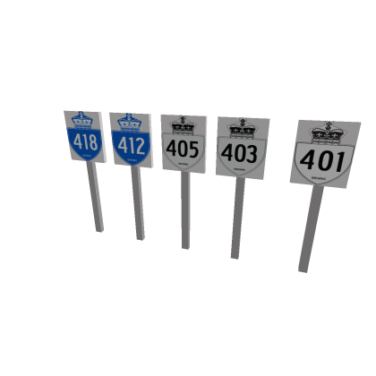 Highway Signs Of Ontario