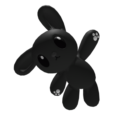 Cute Black Hanging Bunny Plush