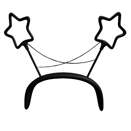 full black add on for diwali sparkler headband