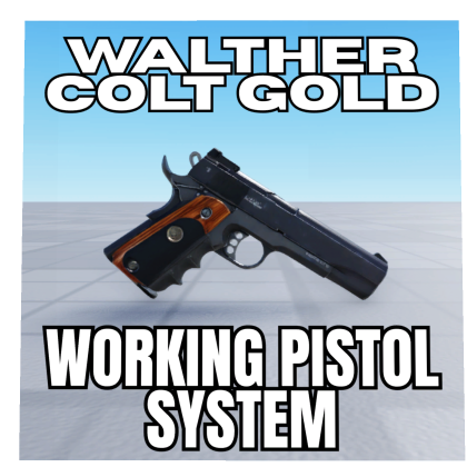(WORKING GUN) Pistol WALTHER COLT GOLD Tool [PBR]