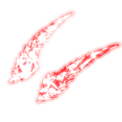 Animated Glowing Energy Horns (Emissive) Red