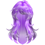Flowy Purple Hair