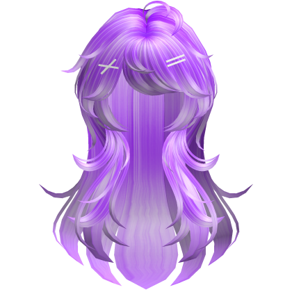 Flowy Purple Hair Roblox NoFilter