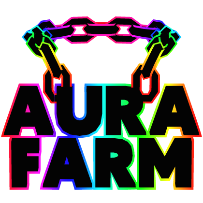 Cartoony Rainbow Aura Farm Chain Roblox item