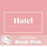 ~B L U S H. .P I N K. .H O T E L~