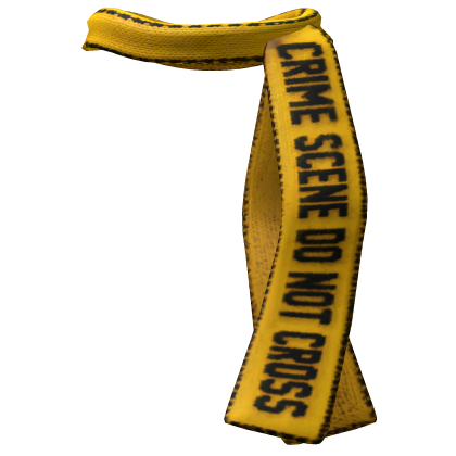 Crime Scene Do Not Cross Scarf