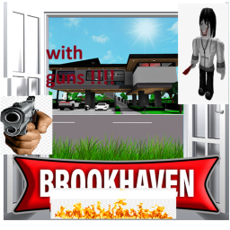 brookhavenRP survive the killer with guns !!!!!