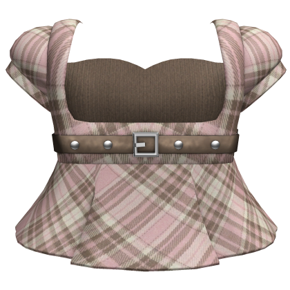 Gothic Punk Neapolitan Plaid Uniform Roblox item