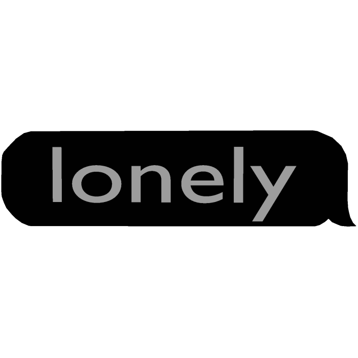 lonely text