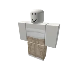 Emo Soft Bloxburg Khaki Beige Pants y2k Top Cheap