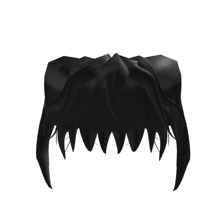 Cheap Messy Detailed Black Hair Roblox item