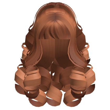 Fluffy Curly Pearl Ponytail Ginger