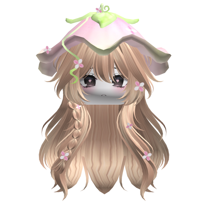 Kawaii Fluffy Layered Flower Hair (Blonde)