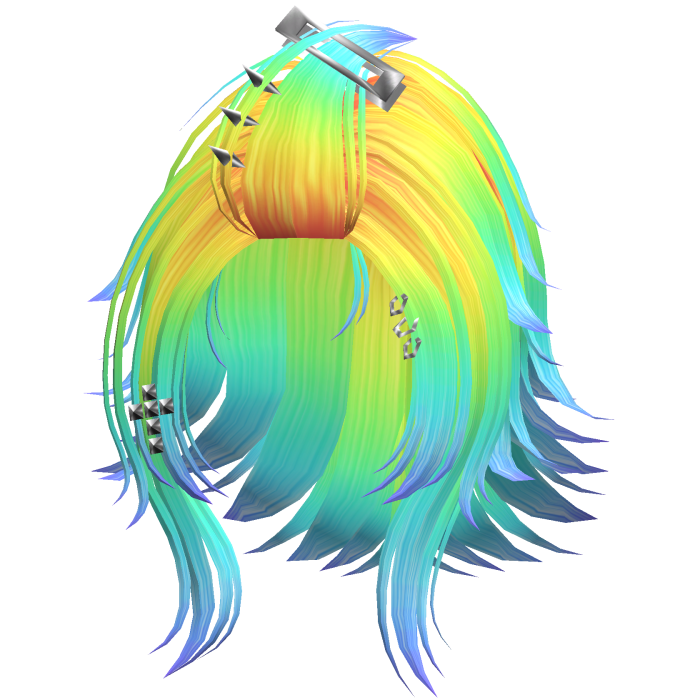 Punk Wolf Cut 1 Rainbow