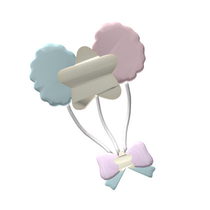 ♡ twin stars party balloons !!