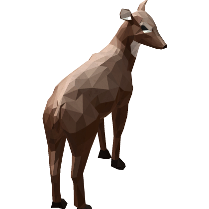 Reindeer (low Poly) Poly Low Poly Texture Low