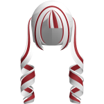 [FREE] cute candycane christmas curly pigtails