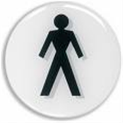 Mens Toilet Sign Roblox decal