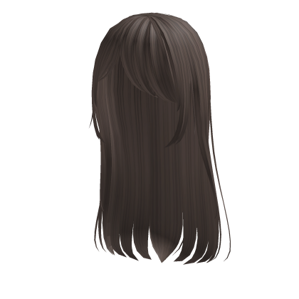୨୧: kawaii long gothic doll hair in brown Roblox item