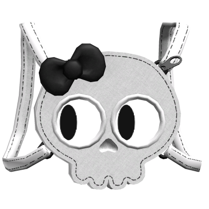 [Animated] White Skull Backpack Following Eyes 1.0