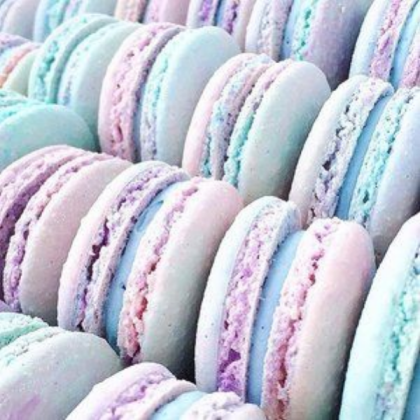 purple and baby blue macaroons Roblox decal
