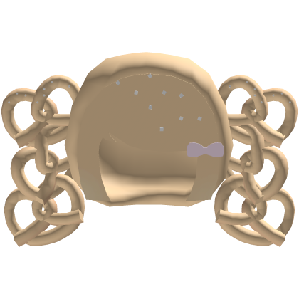 Pretzel Blonde Wii mii chibi low poly hair Roblox item
