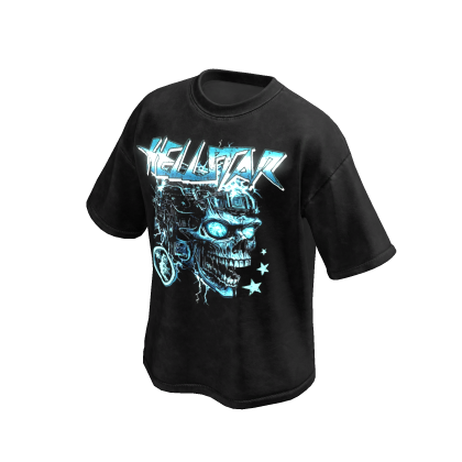 [Emissive] Hellstar Black Wash Oversized Shirt