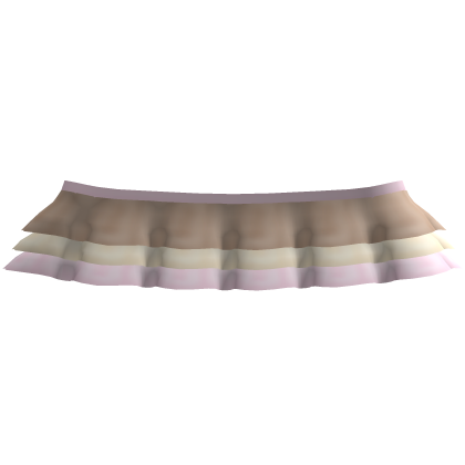 cutesy tweencore ruffled neopolitan miniskirt