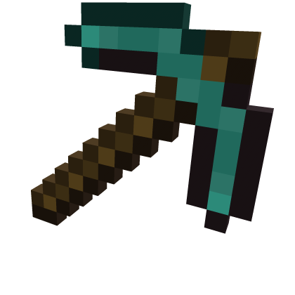 Minecraft Pickaxe back accessory Roblox item