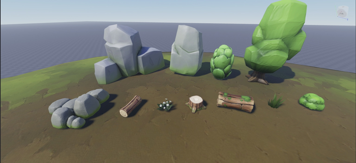 Stylized Forest Props Pack preview 2