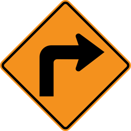 Sharp Right Sign Roblox decal