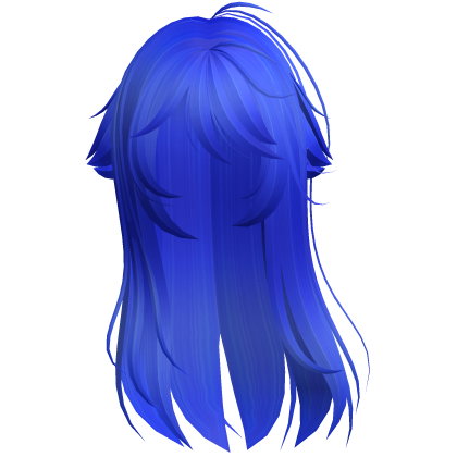 Blue Shy Moe Cat Girl Windy Whispy Hair
