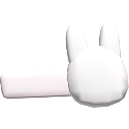 cute pink baby bunny hairclip thumbnail