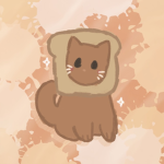 toast cat :)