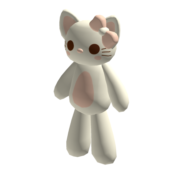 Cozy Cat Cream Plushie Costume