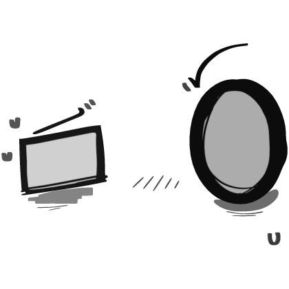 😲 Scene Surprised Cartoony Emo Eyes